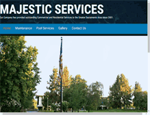 Tablet Screenshot of majesticservices.biz